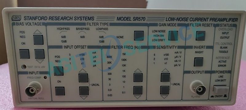 斯坦福电流放大器SR570过载报警维修