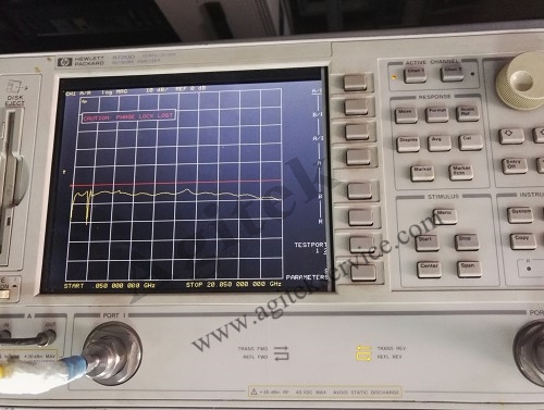 西安一研究院安捷伦网络分析仪8720D维修案例