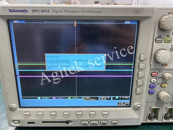 泰克示波器DPO4054开机自检失败维修售后