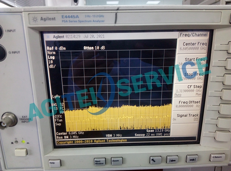 安捷伦频谱分析仪E4445A_13.2G电平不准维修