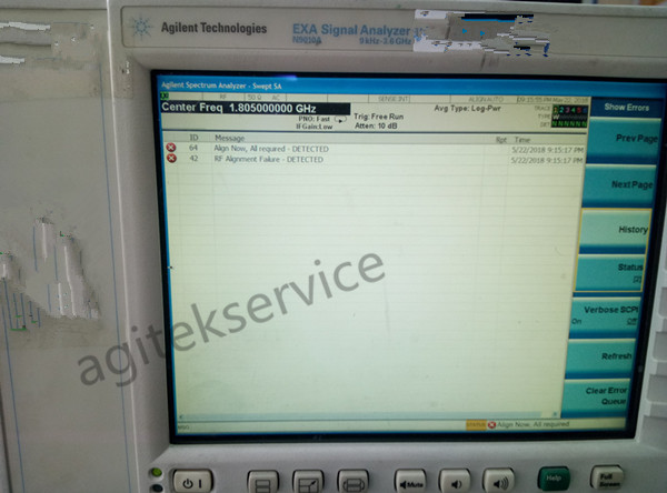 频谱分析仪N9010A测量异常维修