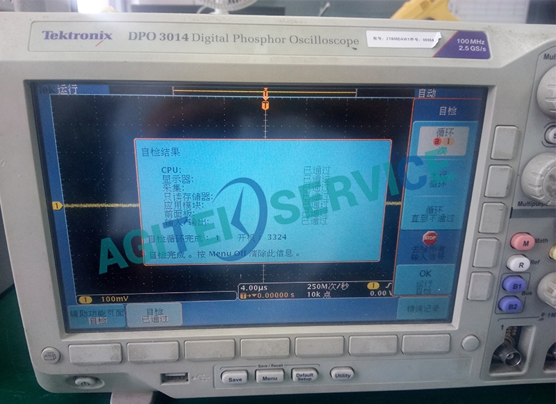 泰克示波器DPO3014旋钮失效按钮失灵维修