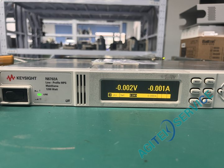 安捷伦Agilent N6702电源开机输出报错UNR维修案例