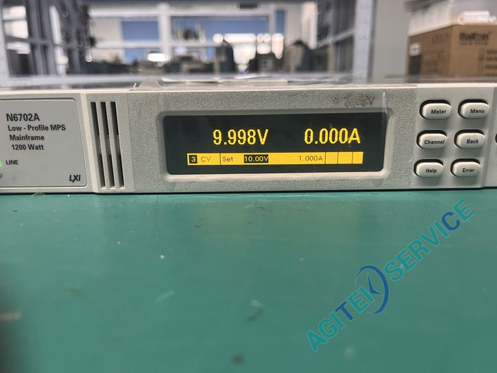 安捷伦Agilent  N6702电源开机输出报错UNR维修