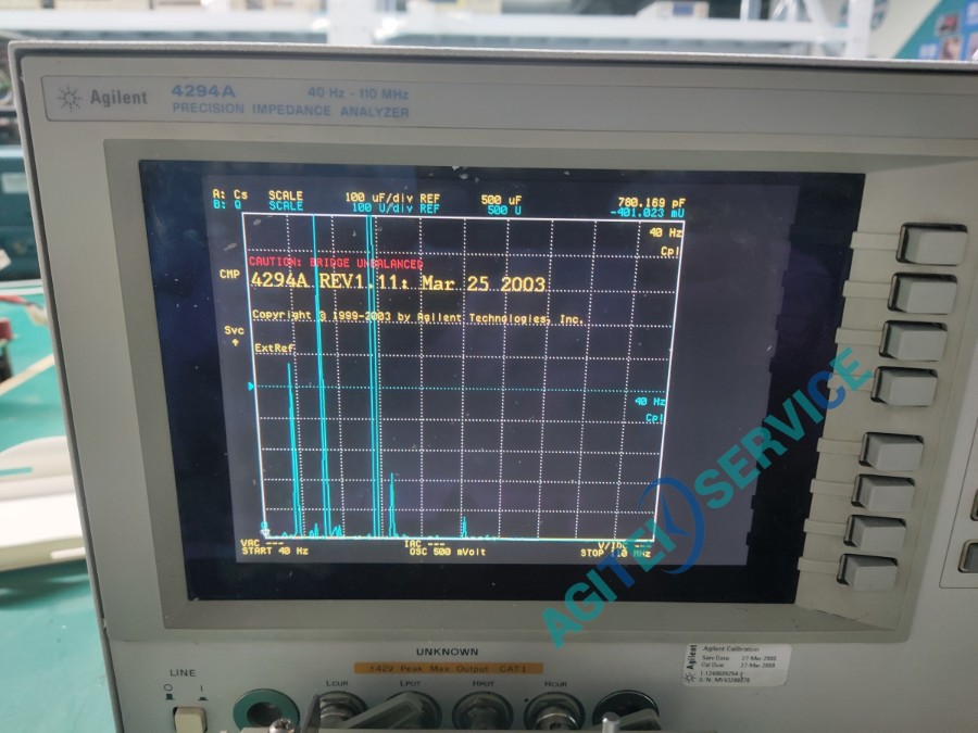 安捷伦4294A阻抗分析仪电桥不平衡维修