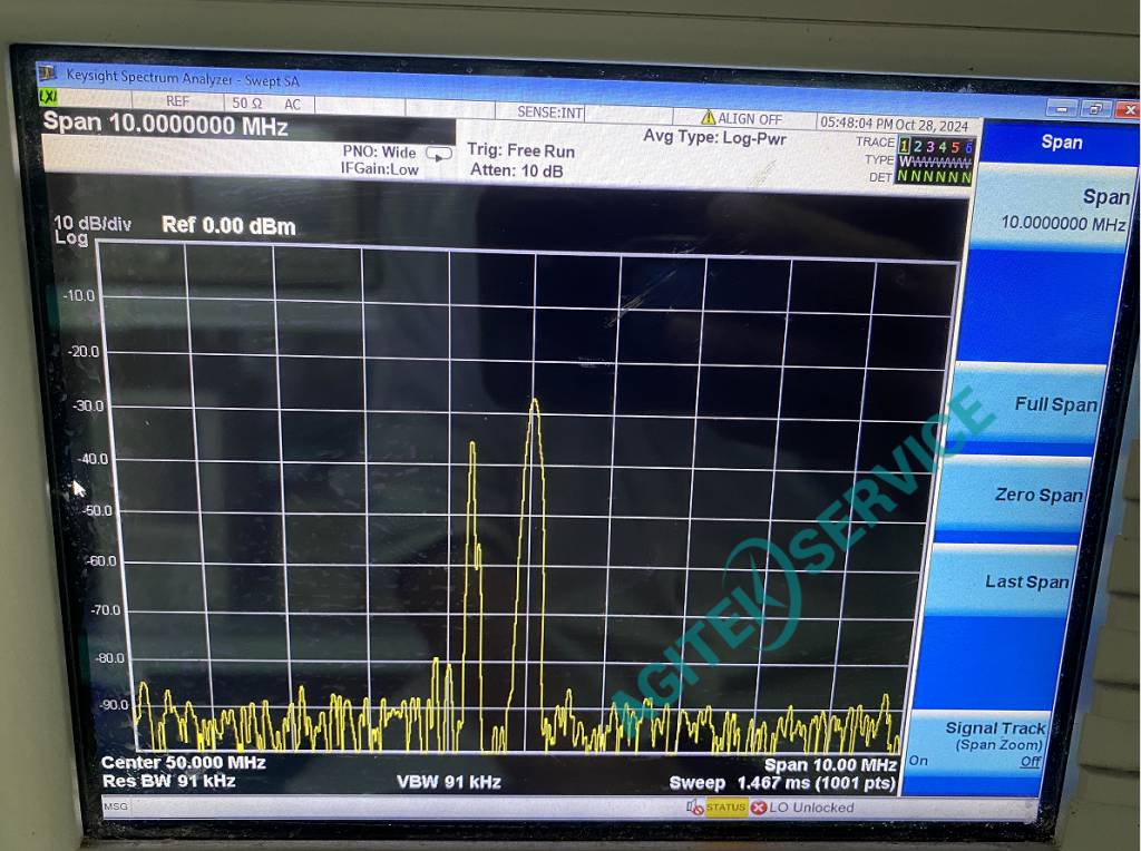 是德科技N9010A 26.5GHz频谱分析仪报LO Unlocked维修