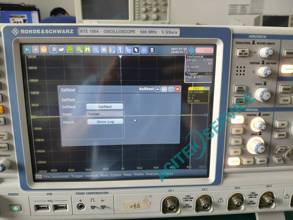 R&S罗德与施瓦茨RTE1052/RTE1054示波器维修