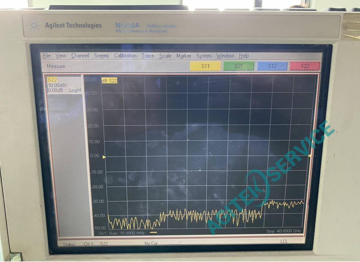 安捷伦N5230A 40GHz矢量网络分析仪输出异常维修