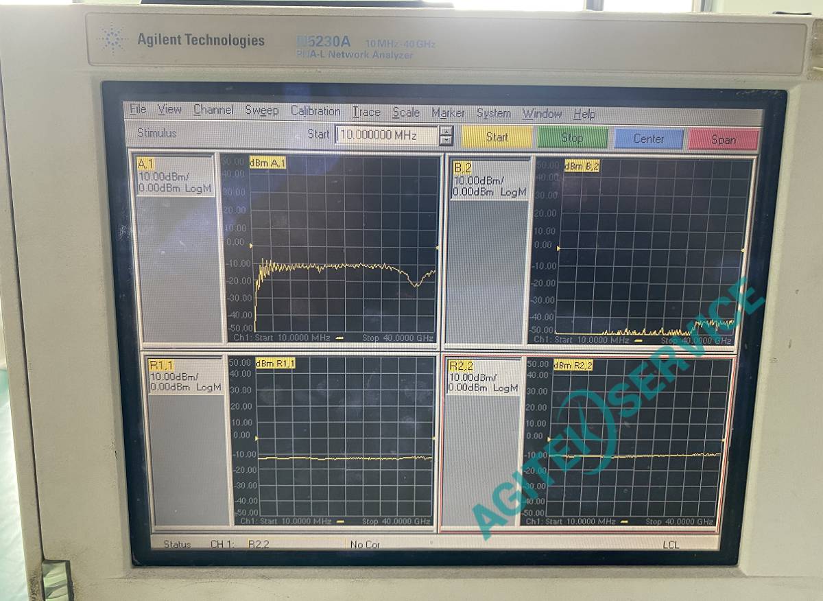 安捷伦N5230A 40GHz矢量网络分析仪输出异常维修